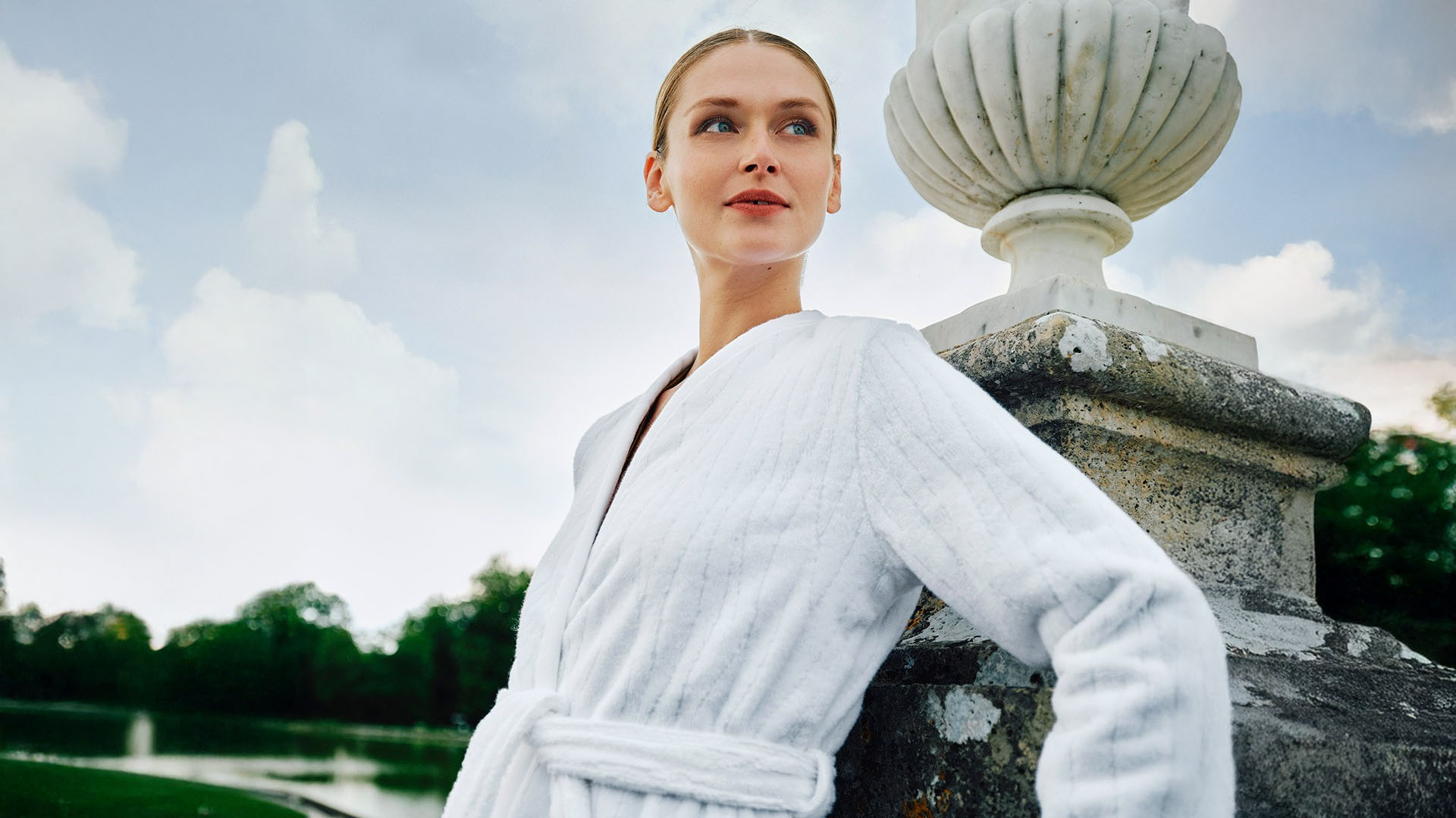 luxury bathrobe
